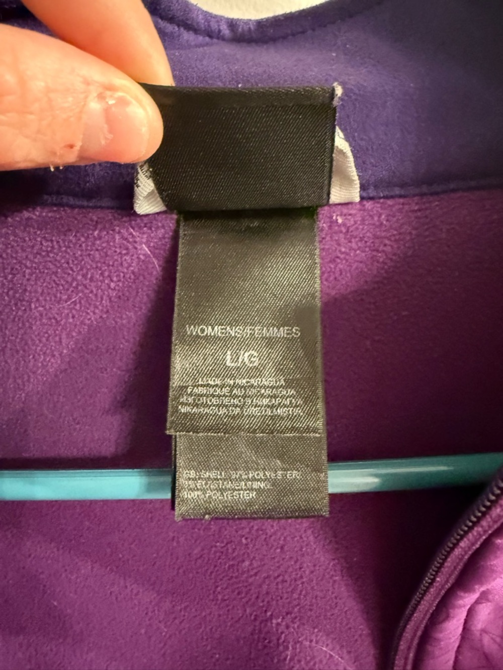 The North Face Vibrant Purple Women's Zip Jacket - Picture 2 of 6